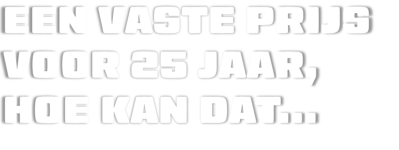 een vaste prijs dropshadow